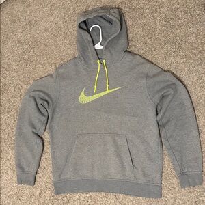 Nike Gray-Volt Hoodie
